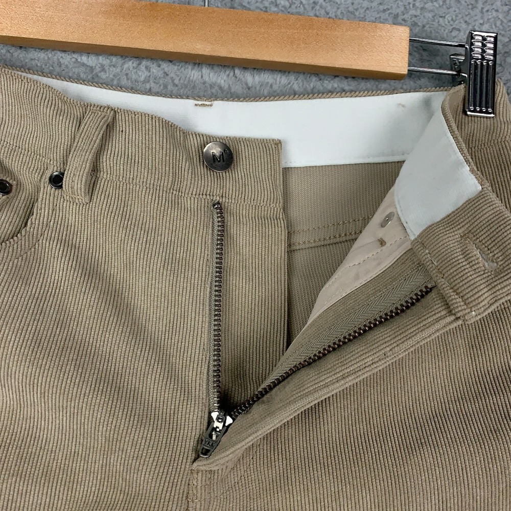 Ministry Of Supply Kinetic Pant Women's 0 Sand Corduroy 5-Pocket High Rise Ankle - Picture 6 of 9